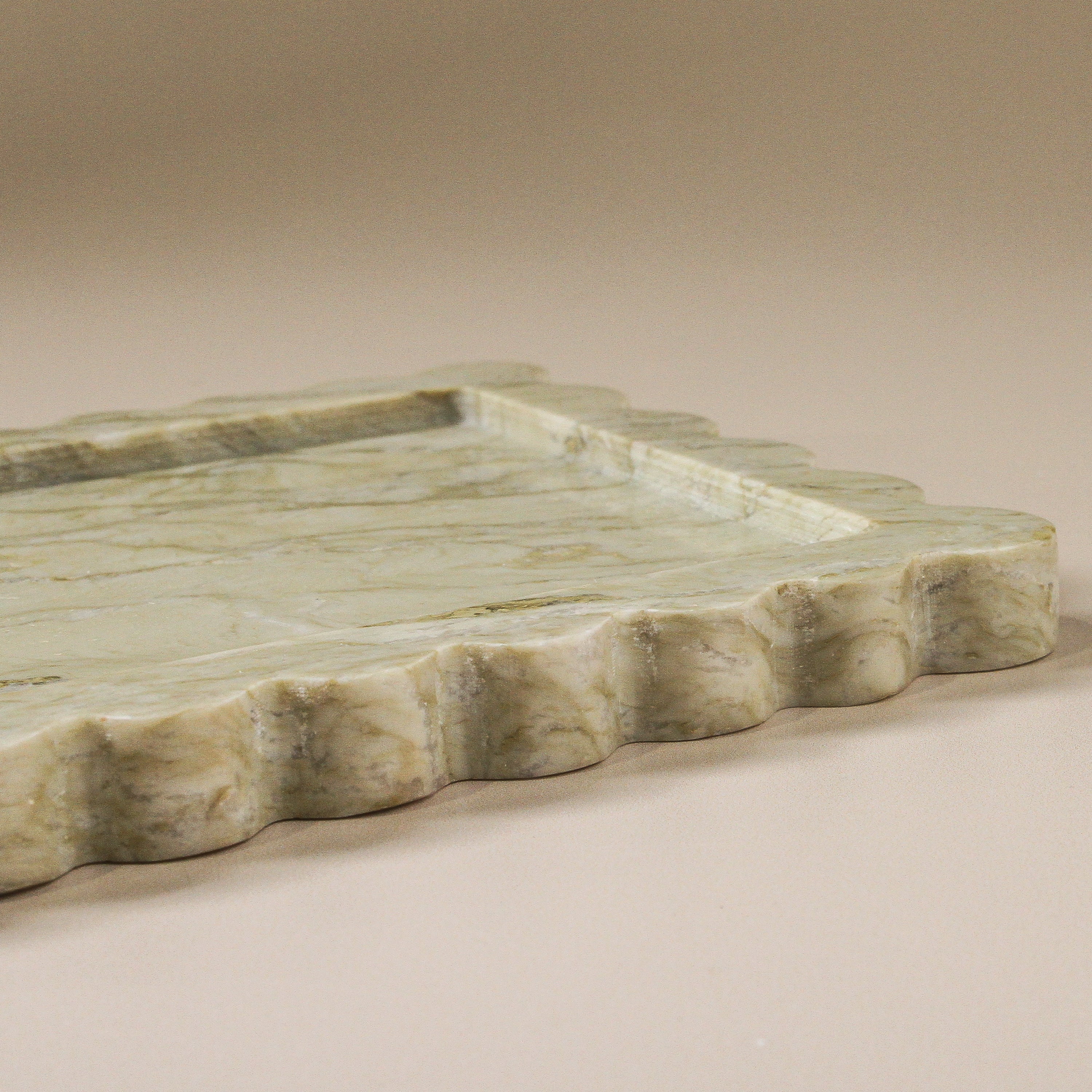 Arabesque Tray Mint Marble - Image 3
