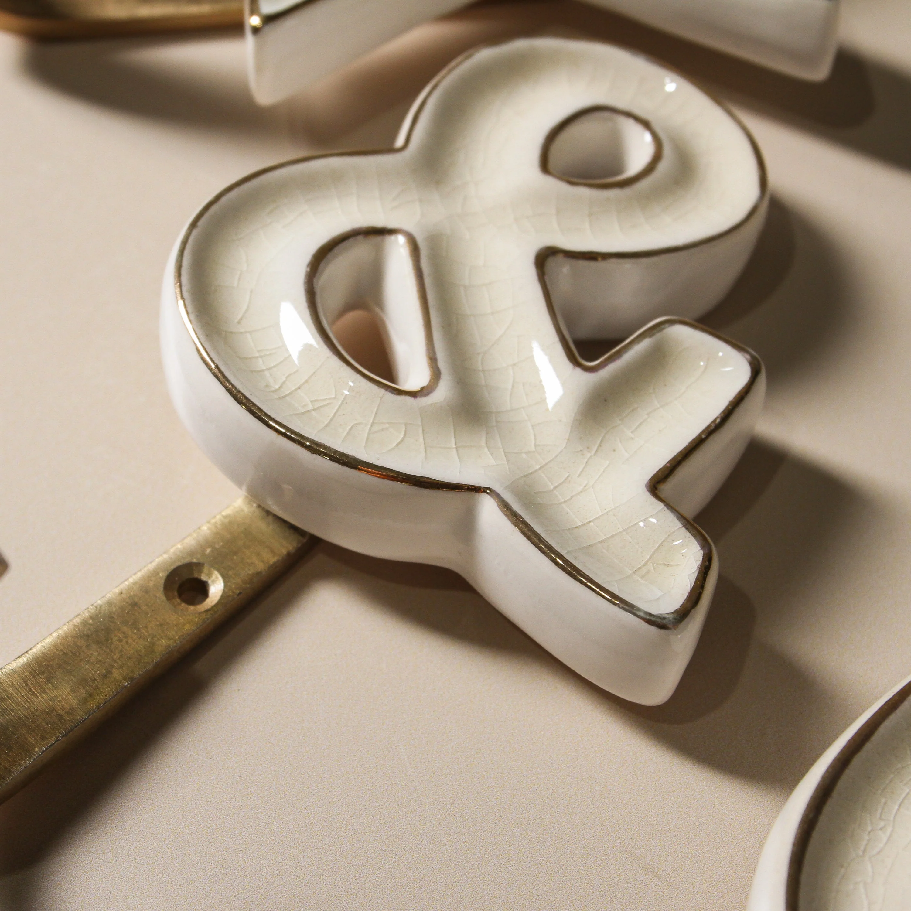 Ceramic Ampersand Hook - Image 3