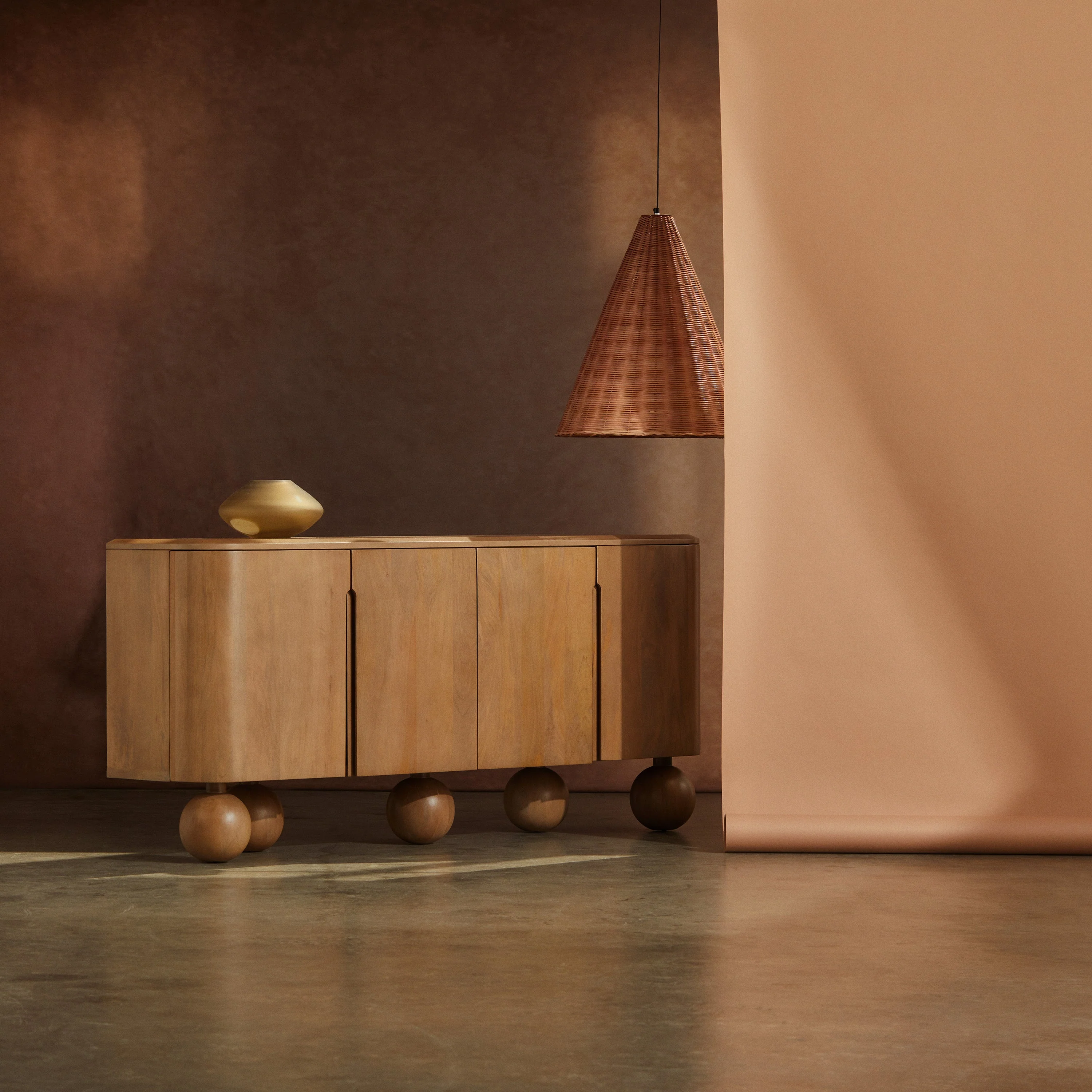 Clover Rattan Pendant - Image 7