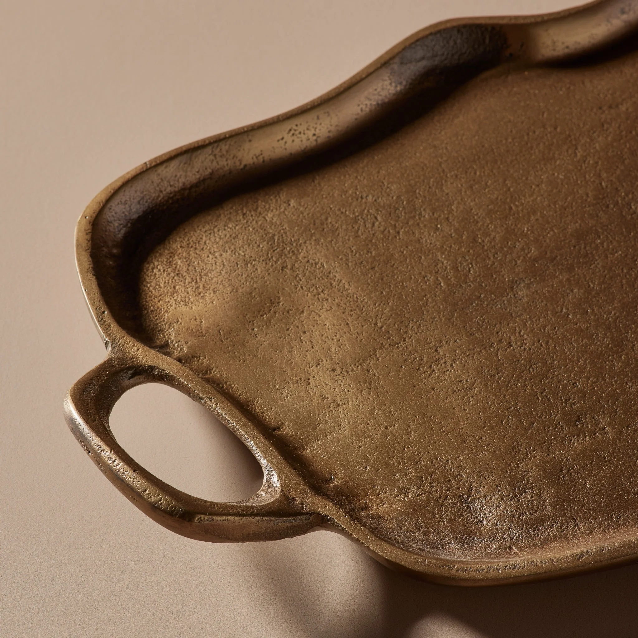 Indica Tray Brass Antique - Image 3