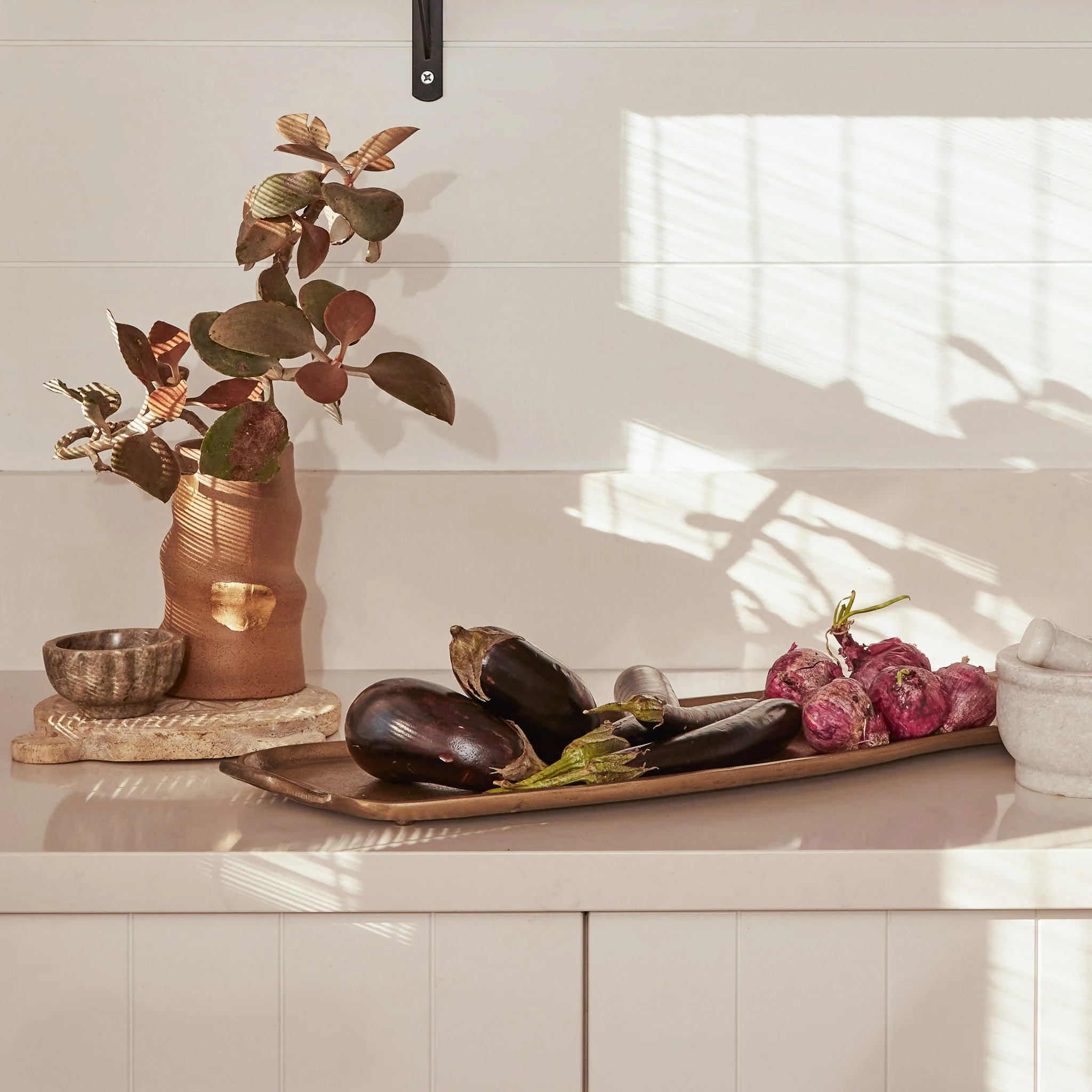 Indica Tray Brass Antique - Image 5