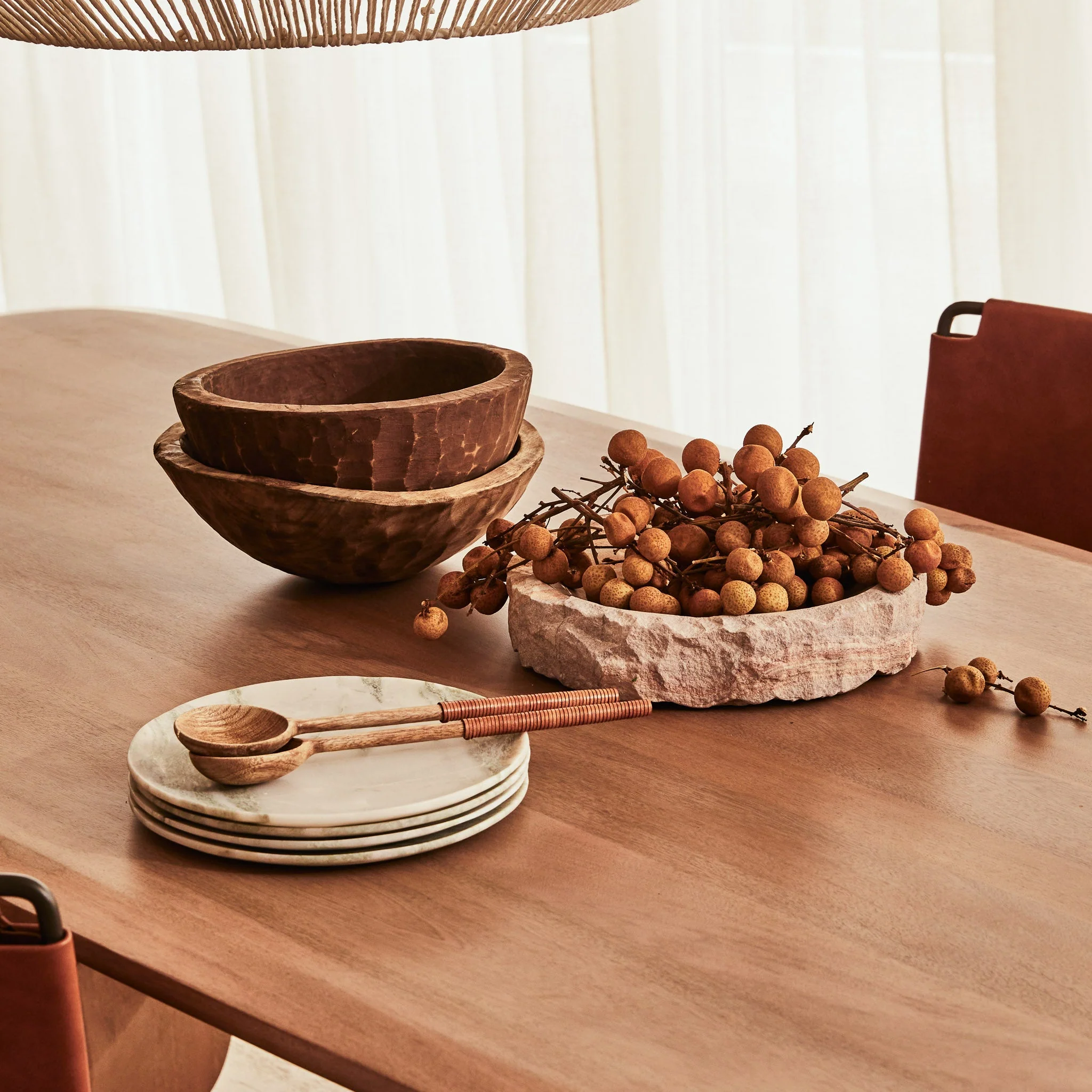 Island Wooden Salad Servers - Image 4