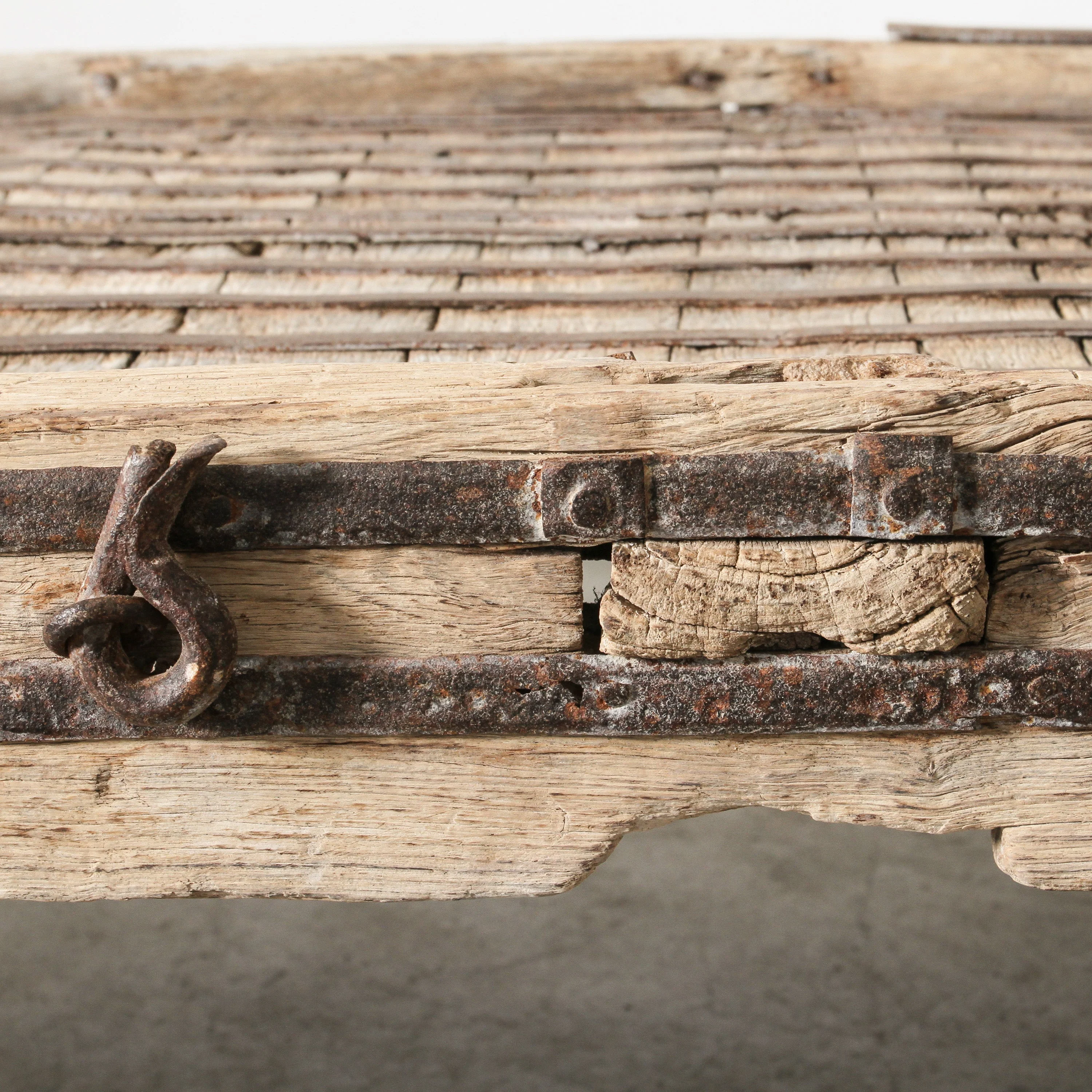 Vintage Indian Cart Coffee Table - Image 4