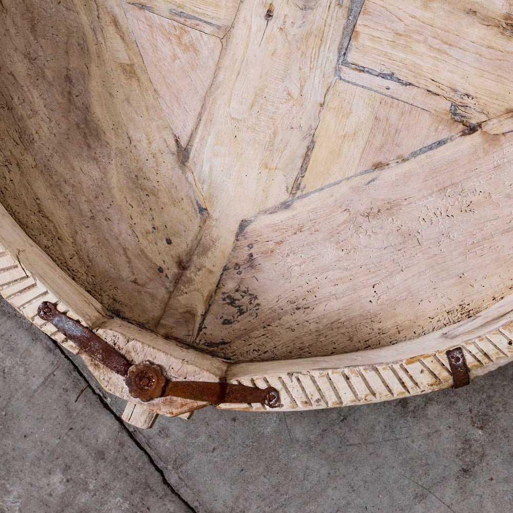 Vintage Indian Grinder Table - Image 3