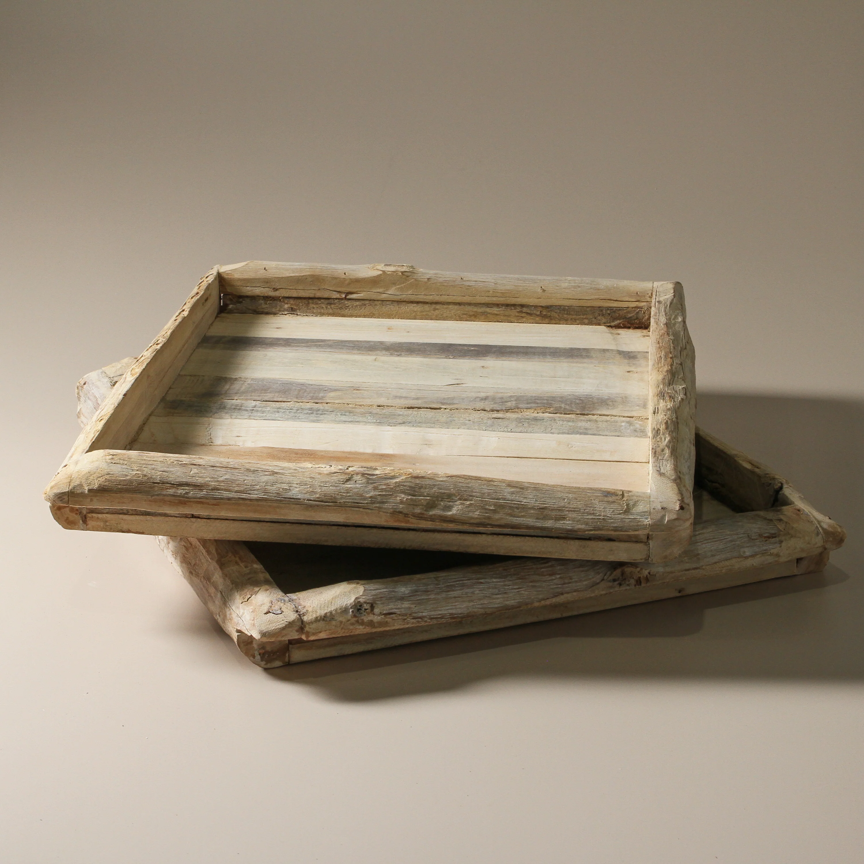 Vintage Indian Tray Bleached - Image 5