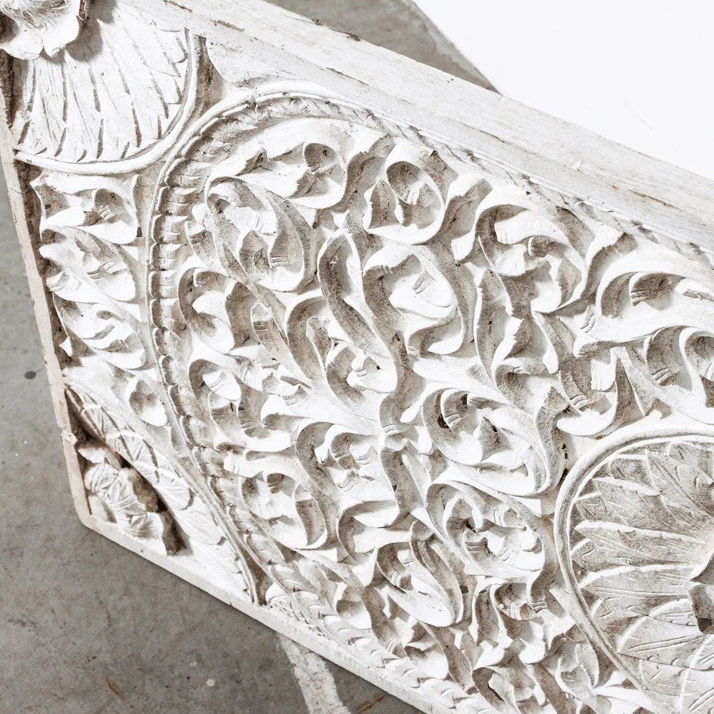 White Wooden Wall Panel - Image 3